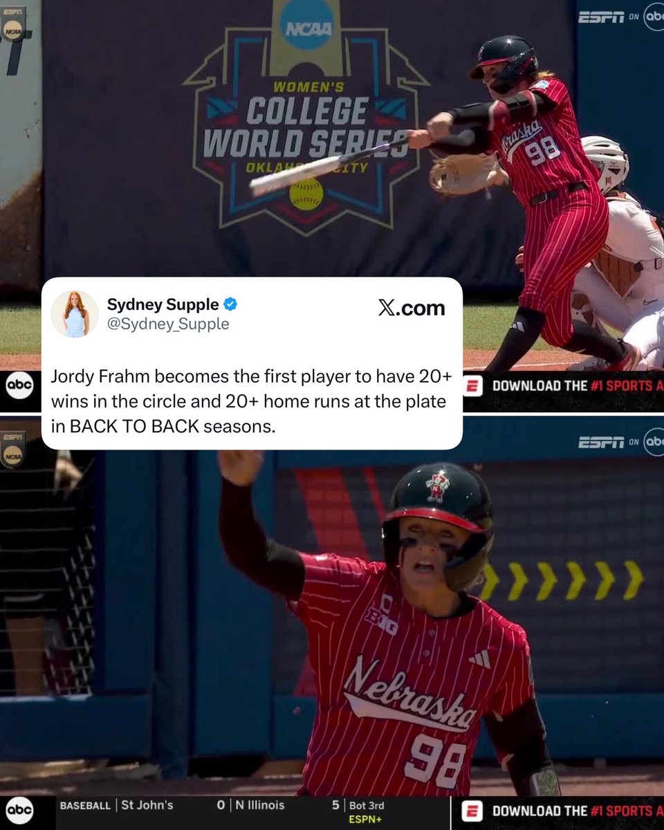 B1Gsoftball's tweet photo. Jordy Frahm is one of one 🐐 https://t.co/rK4etPUdzu