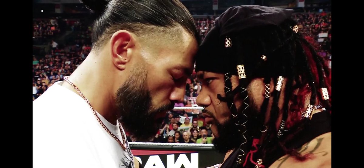 AJL1916's tweet photo. The concept of Jacob Fatu becoming the tribal chief is UNHOLY. #WWEClash https://t.co/N8521Lq4mJ