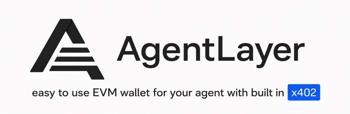 agentlayer_ai's tweet photo. AgentLayer wallet now gives agents EVM out of the box

- EVM wallets provision automatically at install, alongside Solana. Both chains ready, no manual setup

- Decrypt-on-demand keys: the seed is decrypted for a single signing request, then wiped. It never lingers in process memory between calls

- x402 payments can run several at once, in parallel, from the same wallet

Built on Tether's @WDK_tether
The agent signs through a local vault and never holds the raw seed

New release soon!