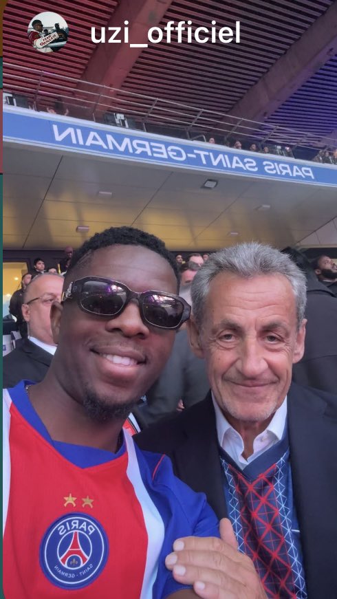 UnioSkywalker's tweet photo. Ptdrr Uzi il joue à quoi il fait des story normal avec Sarkozy https://t.co/K2xeI4DeQe