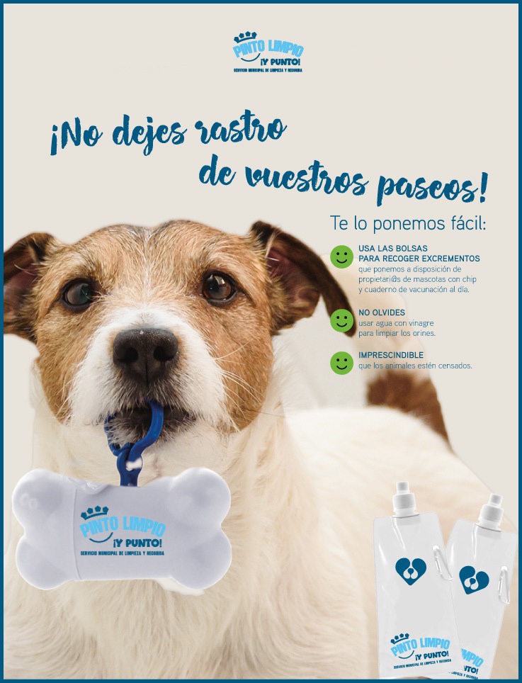 AytoPinto's tweet photo. La conducta incívica y generalizada de unos pocos nos perjudica a todos. Por eso 👇

🐶Recoge los excrementos caninos y limpia la orina de tu mascota 👏

😡No hacerlo es exponerte a 750€ de multa y tener una ciudad más sucia❌

😉De todos depende un Pinto más Limpio ¡Y Punto! https://t.co/TgyW1DumX9