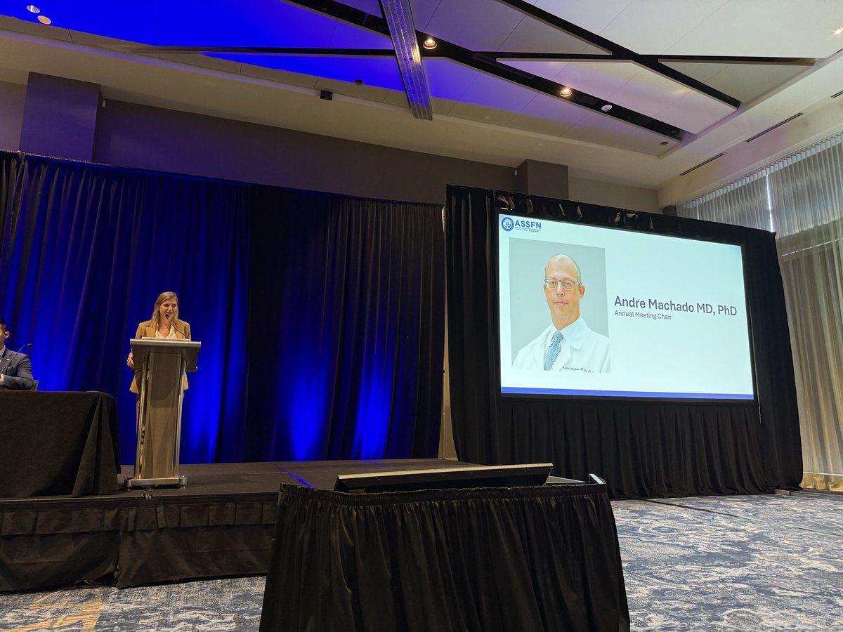 RushnaAli6's tweet photo. An inspiring Presidential Address by @JuliePilitsis A true embodiment of grit, perseverance and intelligence @ASSFNeurosurg #ASSFN2026 @WomenInNSGY @CNS_Update https://t.co/2AAHKi0TwY