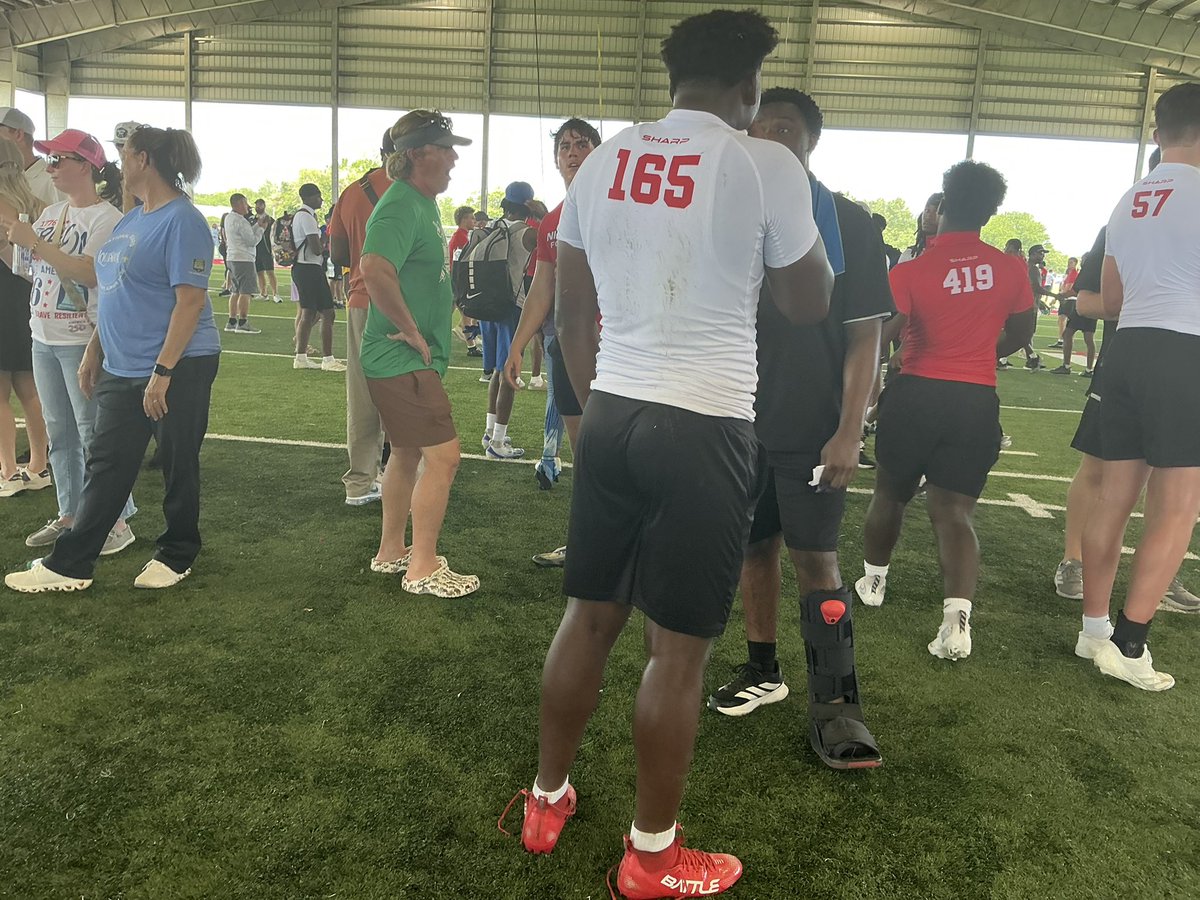 DStreetII's tweet photo. HAD A GREAT PERFORMANCE AND FUN EXPERIENCE AT @Nicholls_FB MEGA CAMP/ SPOKE TO A FEW COACHES‼️
@QuintonSharkey4 @CoachMJenkins @CoachSchex @CoachSchexTU @CoachPRandolph @VeewillM @coach_billy_D @LAvsAllYall https://t.co/r6ux1Lzb2n