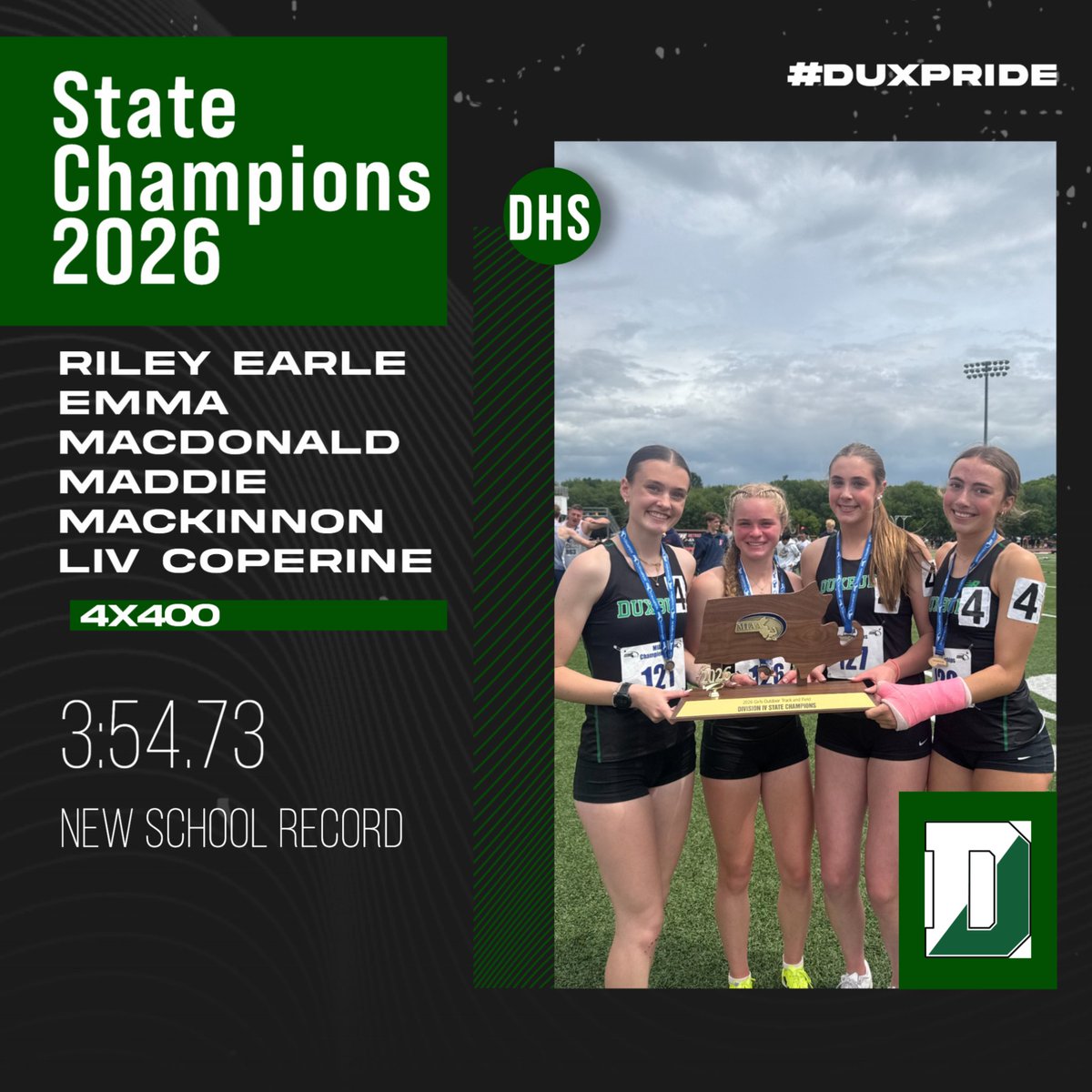DuxHSAthletics's tweet photo. Congratulations to everyone who competed today.  An incredible day for the team and individuals.  Well done. https://t.co/aIxGnPHhEM