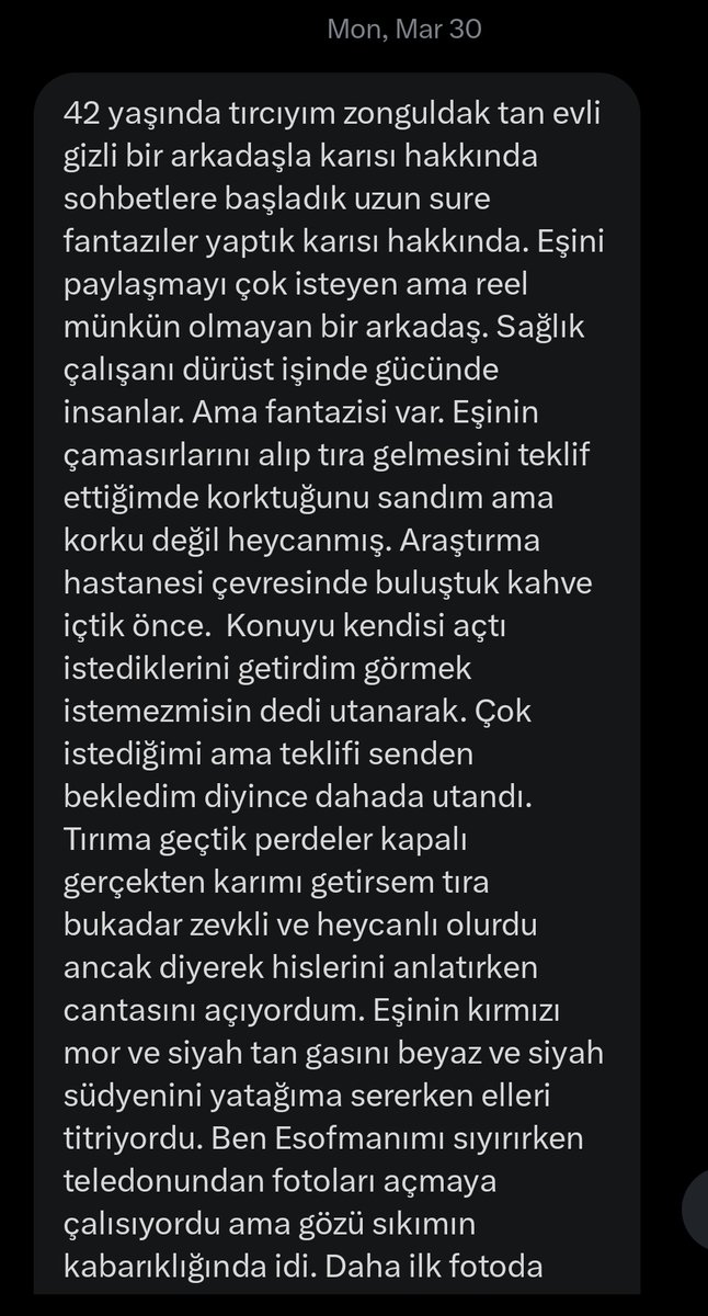 ayipitiraf's tweet photo. Tırcı takipçimizin itirafı https://t.co/2mLT8rT8H7
