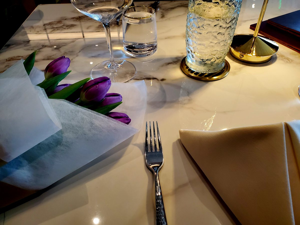 L1veAnonymously's tweet photo. Last day at my old job. My boss took me out to eat at Estancia. We both don't eat much but she still ordered a whole bunch. Gurl knows I'll take it all home with me. LOL. It was great working under her tutelage and care. Probably one of the best owners I've worked with; truly sincere, kind, and sharp. I'll miss her. The fact that people leave under good relations and stay in touch, says more about her than anything I can say. She's awesome, and I'll miss her.
