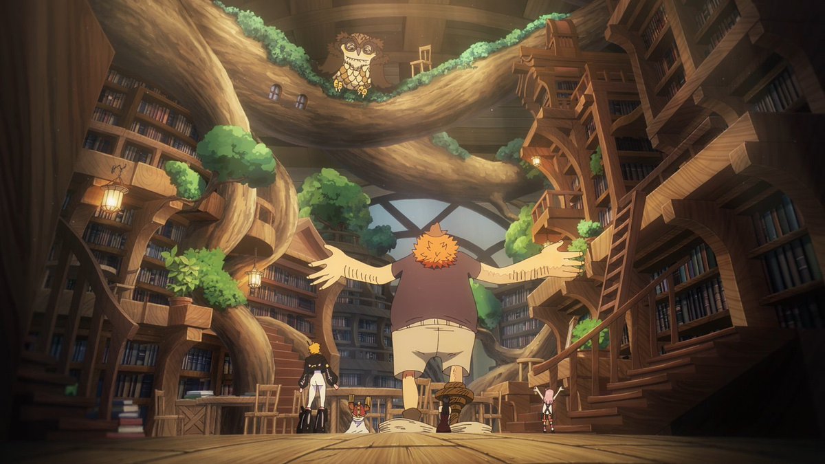 Robin sees the library 🥺🤎