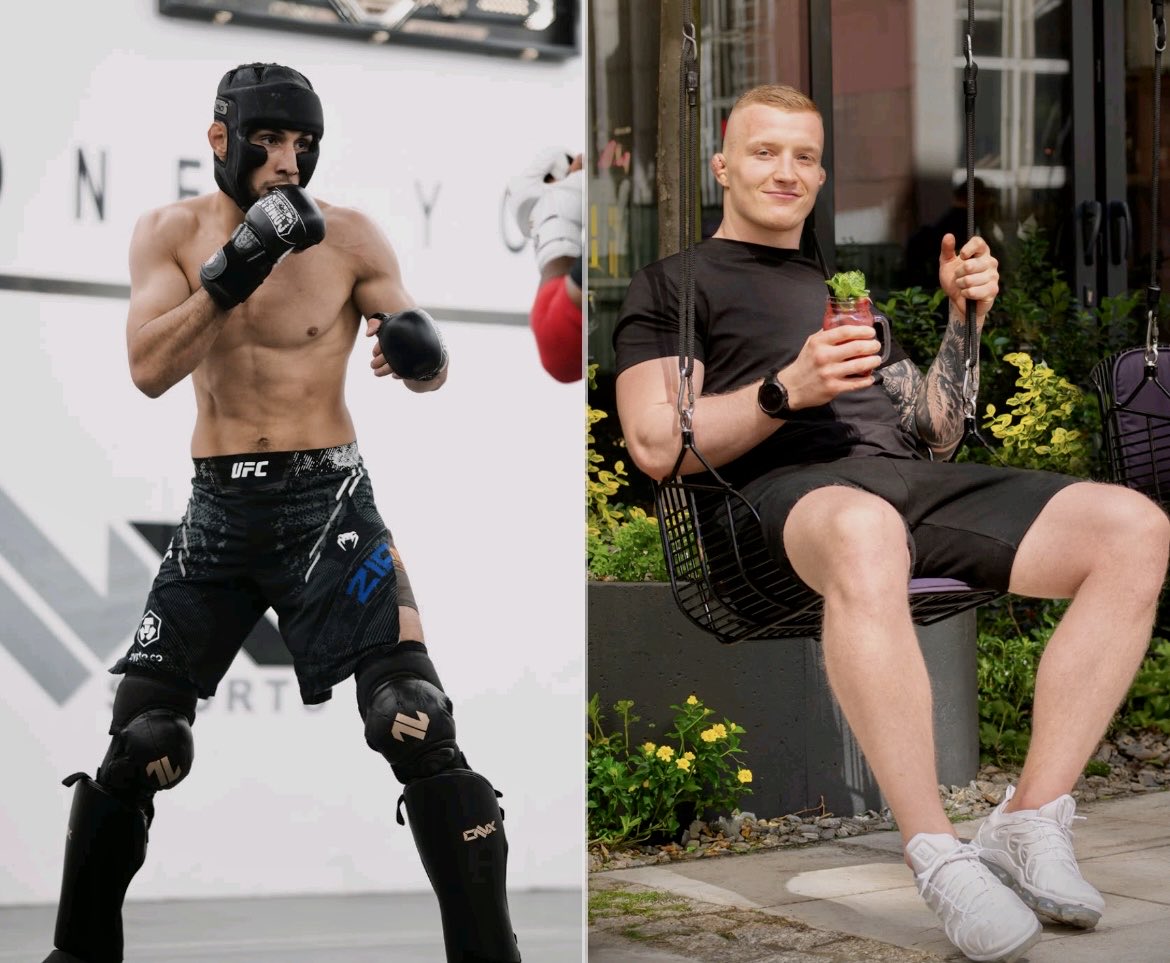 strongandjacket's tweet photo. Official parlay for #UFCVegas118: Fares Ziam ML + Iwo Baraniewski ML (-118) for 0.74u https://t.co/rSwRNlDXxh