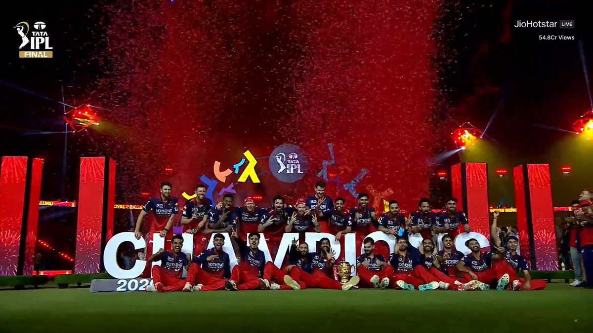 Srinivas_Gadde9's tweet photo. RCB x 2 
Champions of Champions 
2025🏆
2026🏆
#congratulationsRCB 
#Rcb 
#eesalacupnamdu https://t.co/LkEH9oPGf8