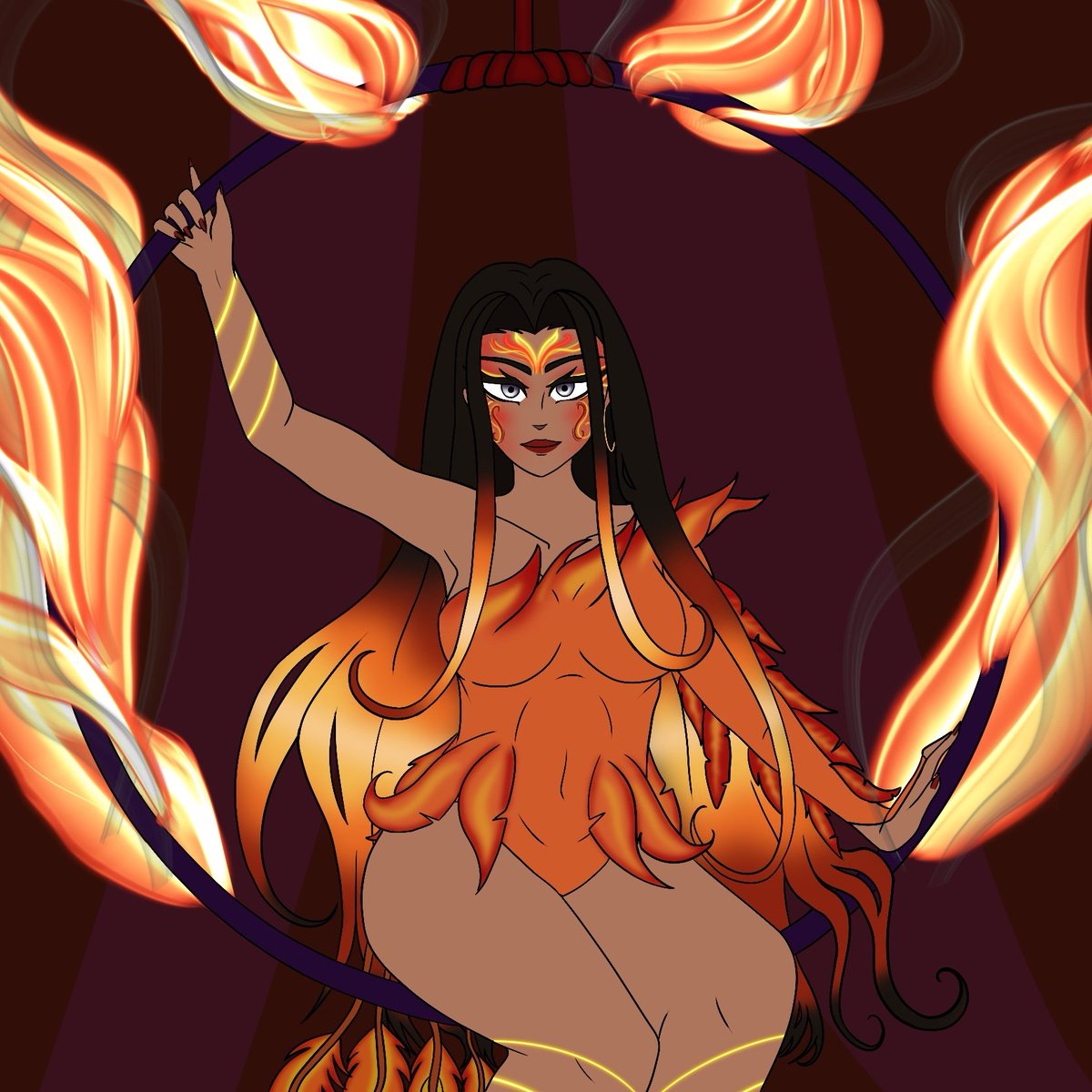 Aster_IA_Nyx's tweet photo. Proof that rendering changes a lot ahah
#tfcoc #tfc #thefreakcircus #Thefreakcircusoc #originalcharacter #original #drawingsㅤ #digitaldrawing #firedancer #circus https://t.co/Wk1bYYCy7p