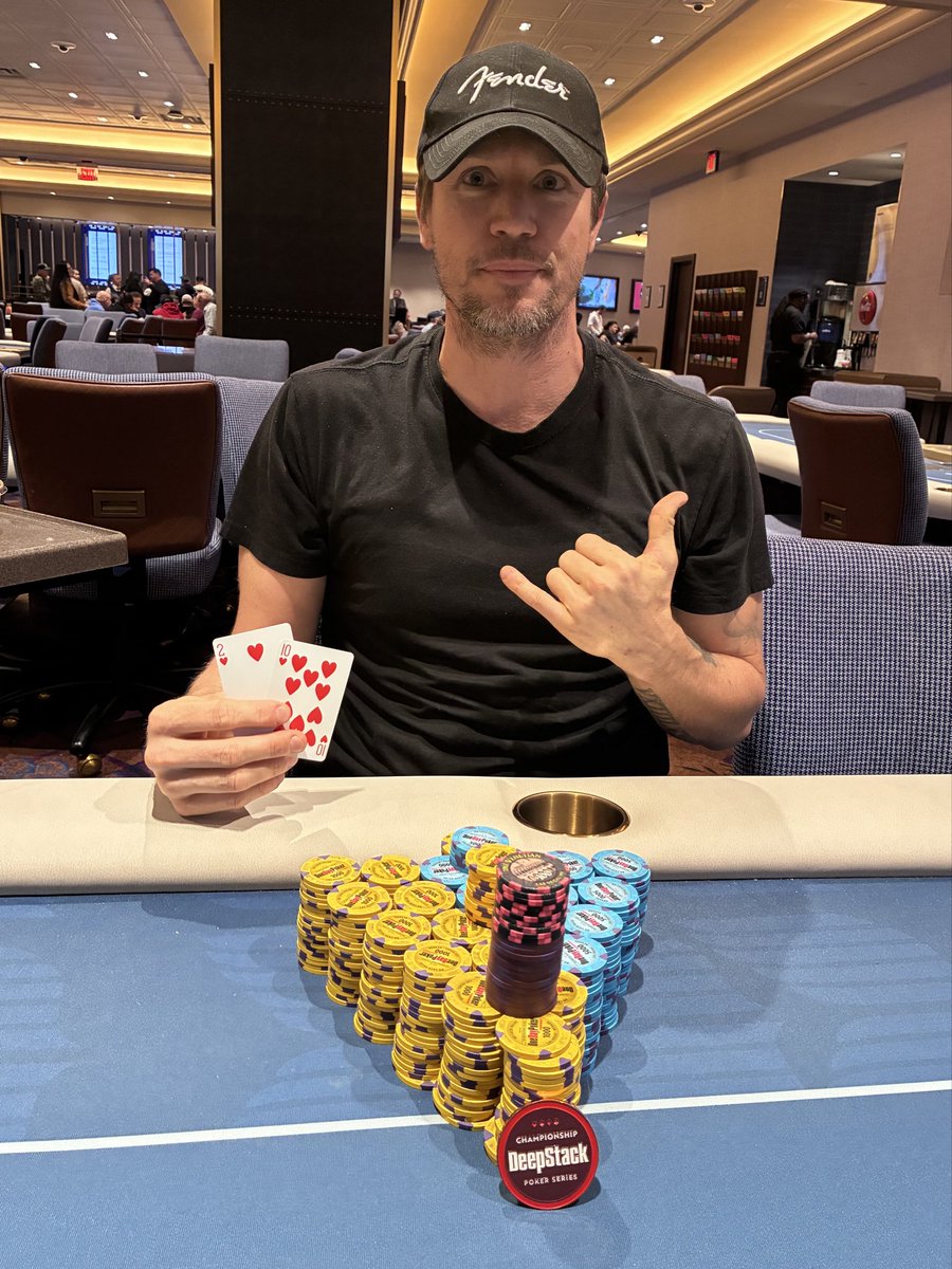 VenetianPoker's tweet photo. Congratulations to Kevin Matter (@RealKevinMatter) of Las Vegas, NV who was the winner via three-way chop in our DeepStack Championship Event #26 $400 NLH Bounty $25,000 guarantee on 5.30.26

Kevin takes home the DeepStack Championship bronze coin and $4,884 + bounties https://t.co/B9XF6u56bX