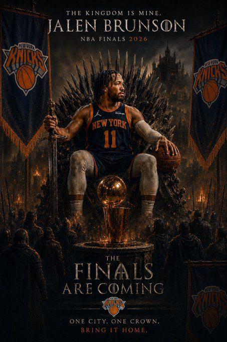 OCrysmy's tweet photo. The finals are coming $KNICKS https://t.co/pnR7joHeYy