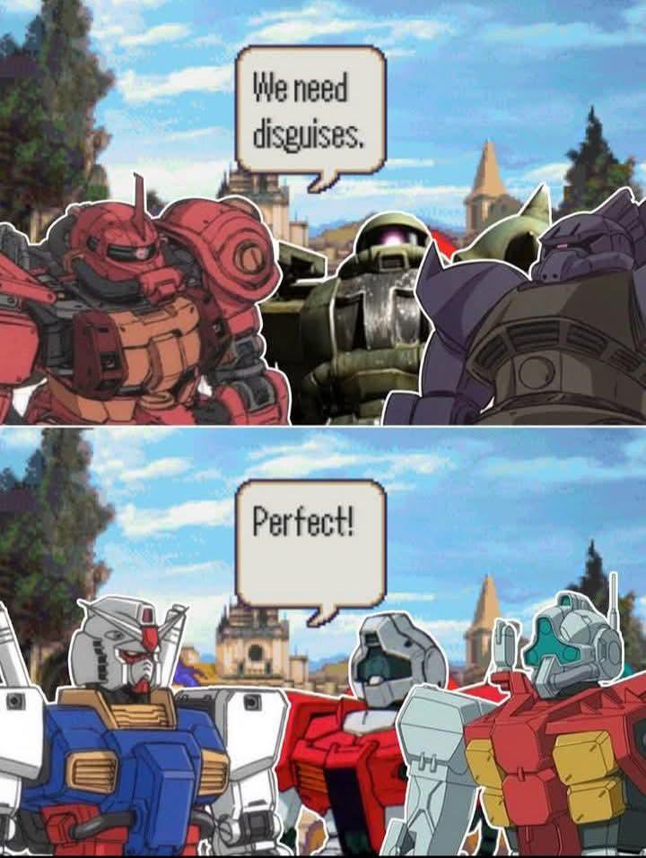 GundamBro's tweet photo. When it’s time to infiltrate.

#Gundam https://t.co/ElSKI2PKcs
