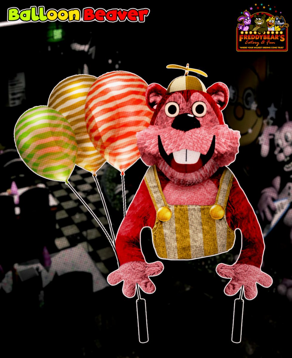 FalconSixty's tweet photo. Balloon Beaver, stage and rabid dog

#fnaf #gsaf https://t.co/VFgYxgeweW