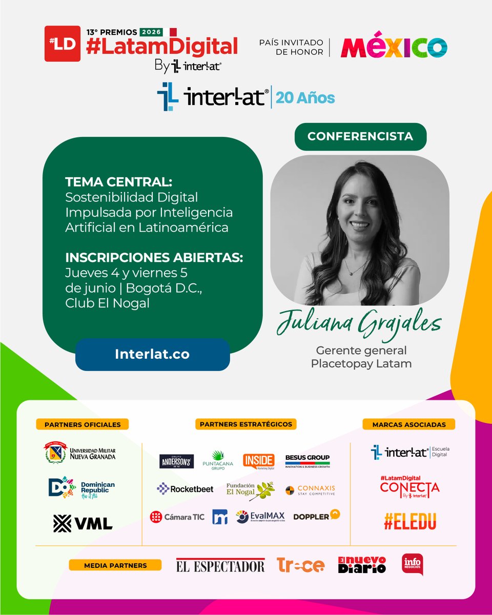 13º Premios #LatamDigital 2026 By Interlat tweet media