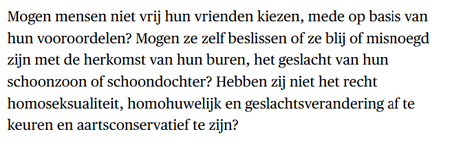 ThomasRotthier's tweet photo. Aan wie stelt Mark Elchardus deze vragen precies? Want ik heb letterlijk niemand horen zeggen dat mensen niet het recht hebben om conservatief te denken of te leven. https://t.co/Vx3qJIpRPw
