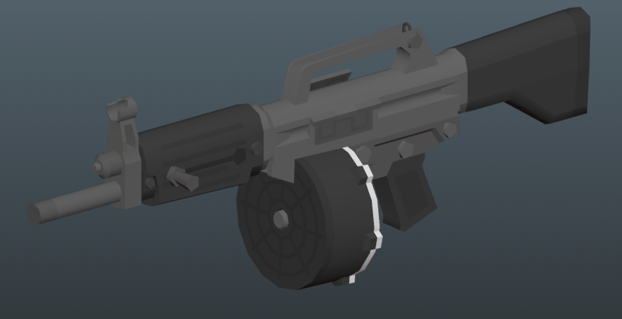DerEnt32's tweet photo. New gun. Will make high poly of it maybe later. https://t.co/WNt9RUalfF