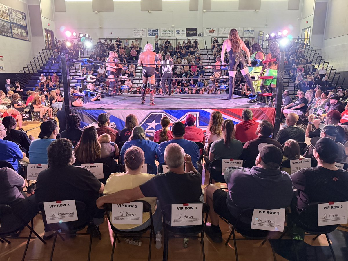AMLWrestling's tweet photo. Thank you, #Statesville. We’ll be back. 👊 #AMLWrestling https://t.co/lq26ZdIEkX