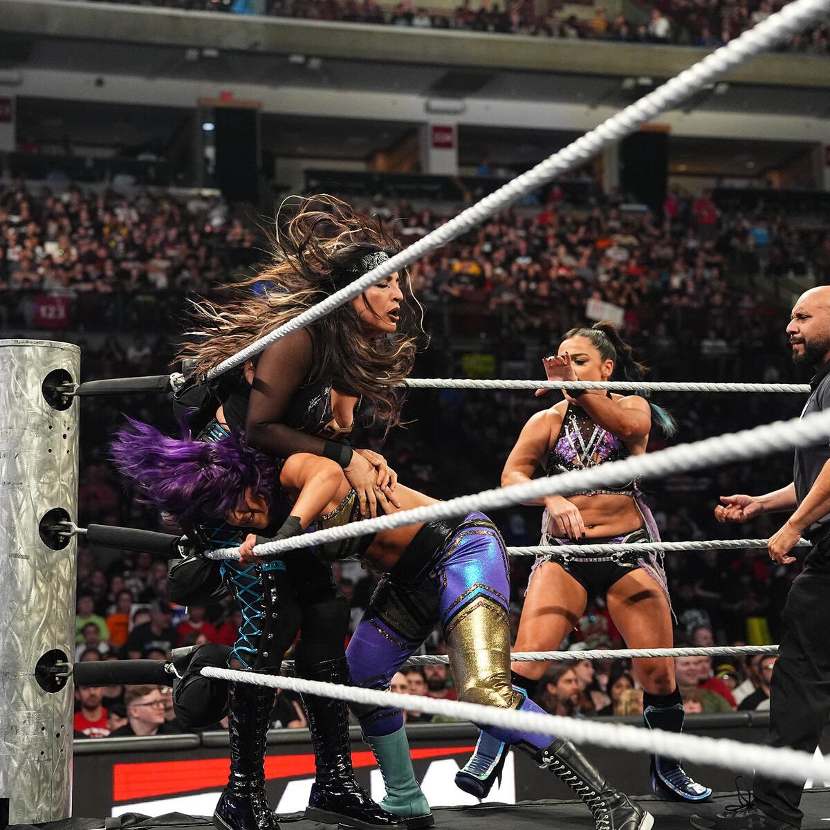 LeadsMyDivision's tweet photo. I’m just gonna say it.

Without a shadow of a doubt, the best women’s tag team in all of wrestling. Pound for pound

#WWERaw https://t.co/1HIPsiQ6es