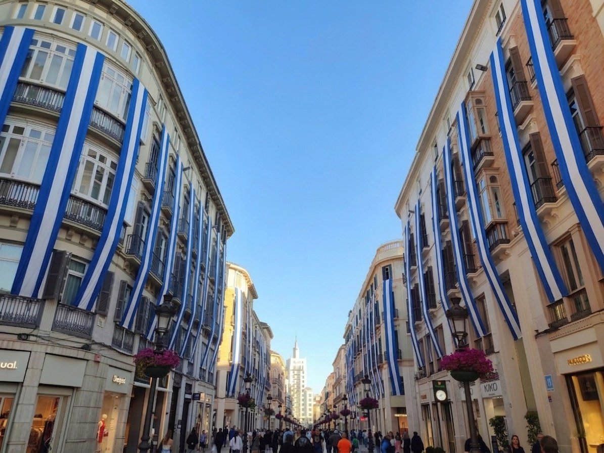 OrgullodeMalaga's tweet photo. Hola @malaga, ¿qué tal si adornamos las calles con banderas blanquiazules?

Y para la afición:
¡SACA TU BANDERA AL BALCÓN! https://t.co/8JjtLctWTO