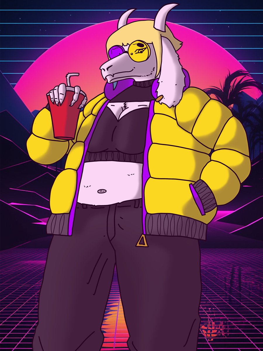 TheFoolishing's tweet photo. @heresvix WOOO SO HAPPY!! Thanks for the opportunity!
Here is me girl! She is a goat Monster like Toriel undertale. Her name is Cassandra. 
And she and i are… 🩷💛🩵Pansexual🩷💛🩵 https://t.co/tpvDXeH92j