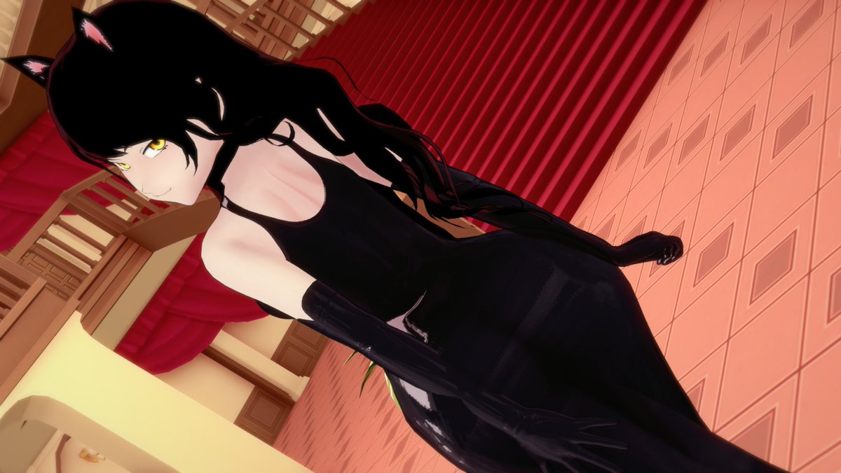 2000sAnimeBuff's tweet photo. Blake Belladonna, Faux Leather Dress #RWBY https://t.co/Ek6hRgafgJ
