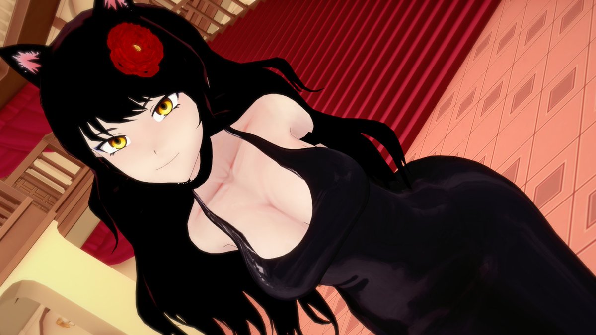 2000sAnimeBuff's tweet photo. Blake Belladonna, Faux Leather Dress #RWBY https://t.co/Ek6hRgafgJ