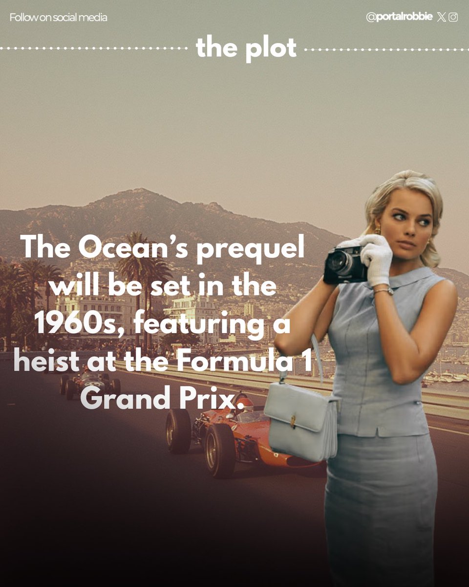 PortalRobbie's tweet photo. A prequela de OCEANS é o próximo filme estrelado e produzido por Margot Robbie. Recentemente, na CINEMACON, foi revelado que o filme chegaria aos cinemas no próximo verão do hemisfério norte, em Junho. Com a pré-produção já iniciada e muito em breve as gravações, reunimos todas as informações que saíram sobre o longa até agora em um só espaço para vocês. É só seguir a thread 👇