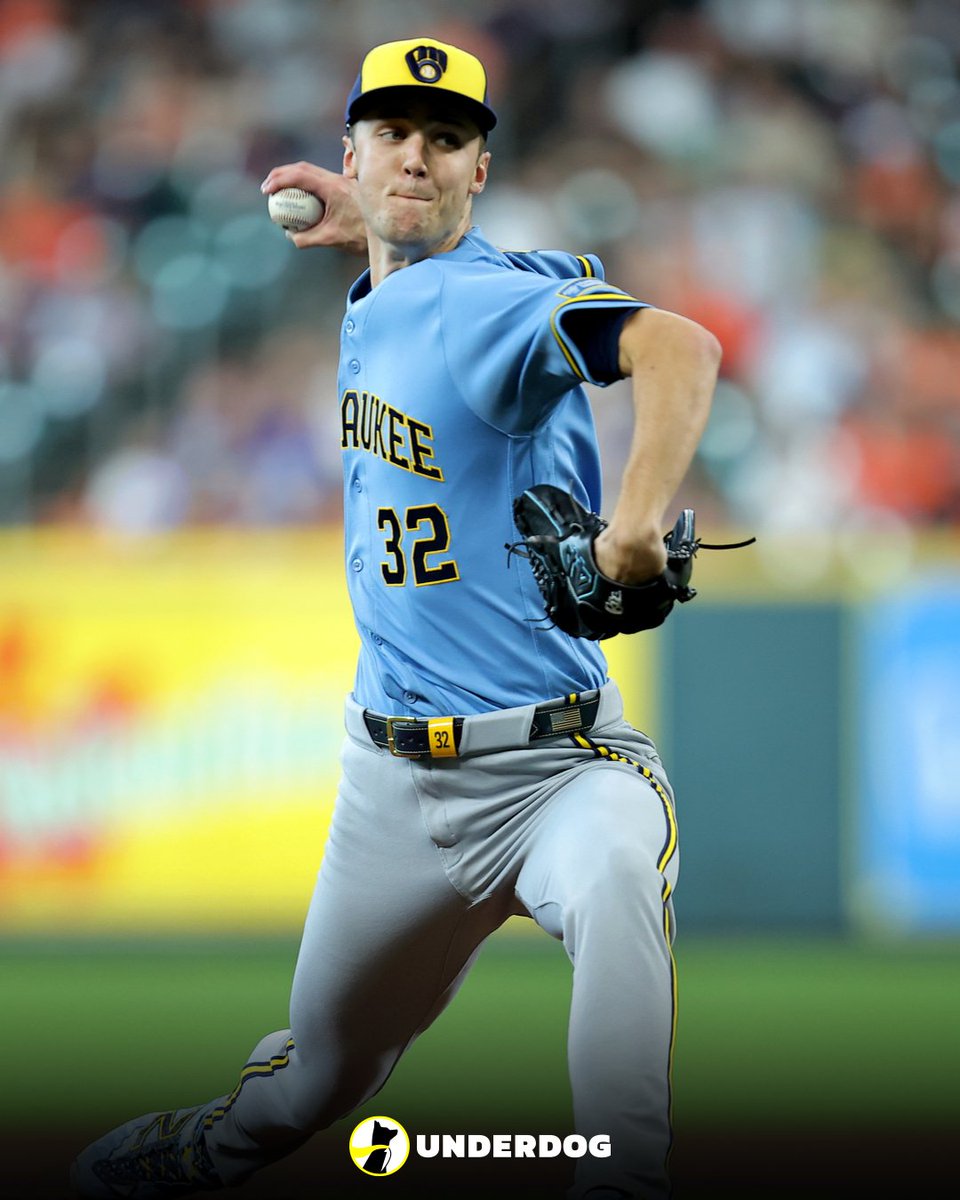 UnderdogMLB's tweet photo. Jacob Misiorowski in May:

38.1 IP
57 K
0.23 ERA
0.52 WHIP
41.9% K percentage

He allowed one extra-base hit the entire month. https://t.co/ykk69I8WTe