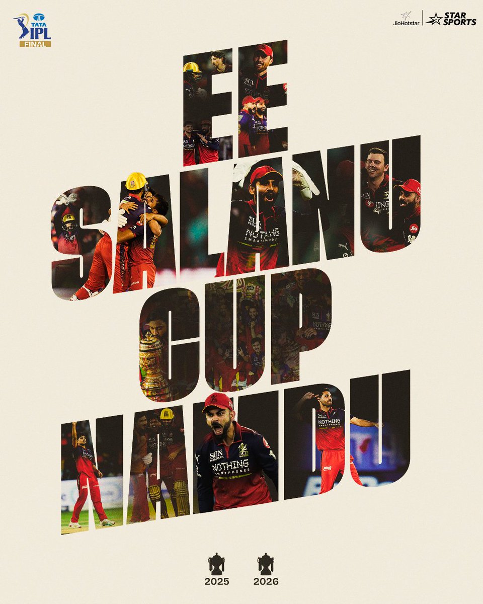 MDmylife's tweet photo. Congratulations #RCB on their second IPL title! The crown always belonged to the King, and today he wears it with pride. ❤️👑
@imVkohli #The_Run_Machine, #Chase_Master, #The_King_of_Cricket.
@IPL @IPL2025Auction https://t.co/YKHIUrXCMR