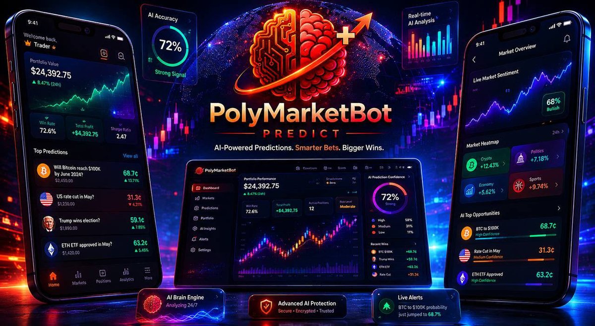 LEA_coin's tweet photo. The market rewards speed.

POLYBOT helps surface signals faster:
📈 momentum
📊 event tracking
🧠 AI insights

What are you watching today?

@TheCryptoDog @CryptoKaleo @IncomeSharks @rektcapital @AnsemCrypto https://t.co/cocyn8mCmL