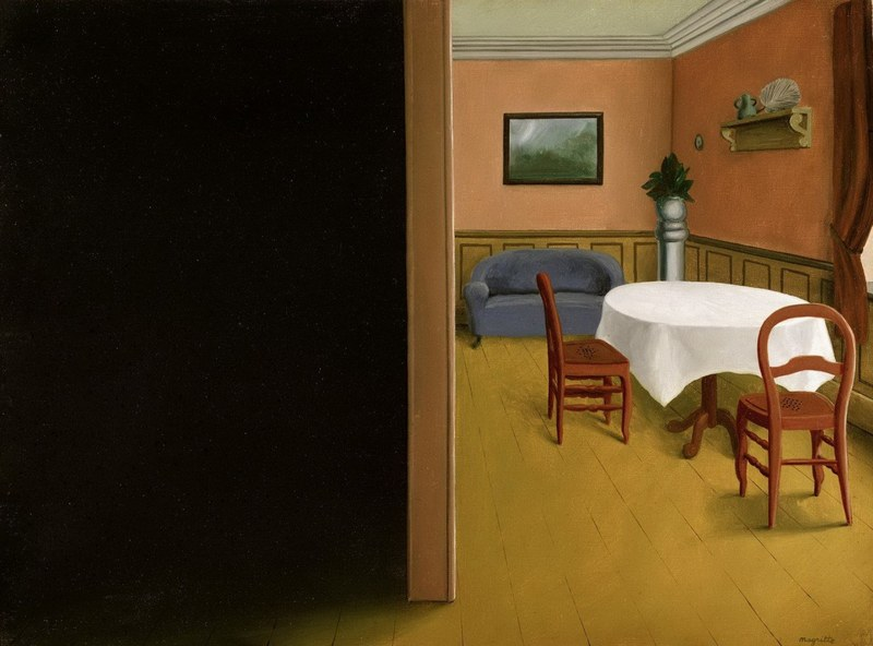 soymoyado's tweet photo. Rene Magritte también hacia unos backrooms super interesantes. https://t.co/kcgdN7N5Lr