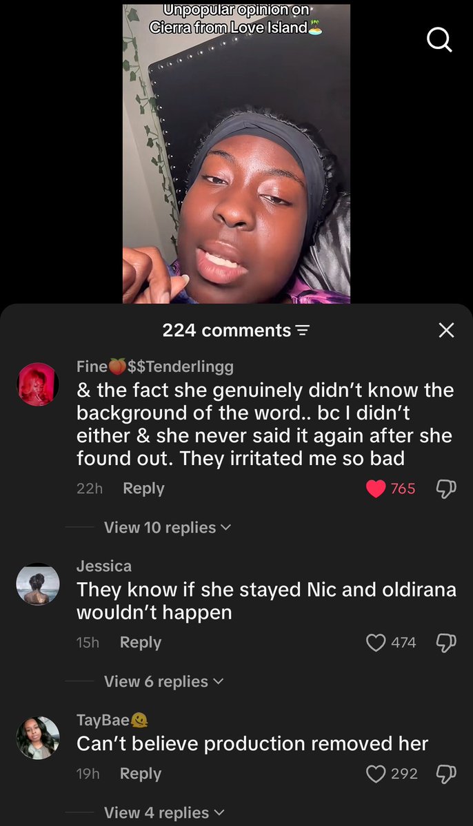 mmasichi0's tweet photo. People on tiktok are finally waking up about the hypocrisy that occurred between that whole Cierra, Olandria and Nic situation.
I can't believe that fandom played in Cierra's feelings bro just because of some musty swirl ship💔 #loveislandusa https://t.co/LRtrTlWFdI