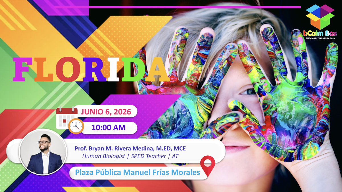 bra_an's tweet photo. bCalmTour2026 | Nuestro proyecto “bCalm” llega al municipio de📍 Florida con 100 Cajas de Calma gratuitas para niños, jovenes y adultos con reto emocional, sensorial, conductual y/o cognitivo. La orientación de adopción es gratuita también 🩷💚❤️🩵🧡💙💛💜 
Nos tenemos #bCalm https://t.co/emlCNYbE6k