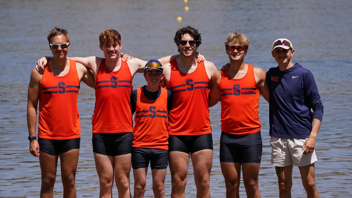 CuseMRowing's tweet photo. Syracuse places 9th as a team at the IRA National Championship and all four crews finish in the top-10 once again 🍊‼️

Varsity 8 - 10th 
2V8 - 4th 
3V8 - 10th 
Varsity 4 - 8th https://t.co/6B5Hio62IJ