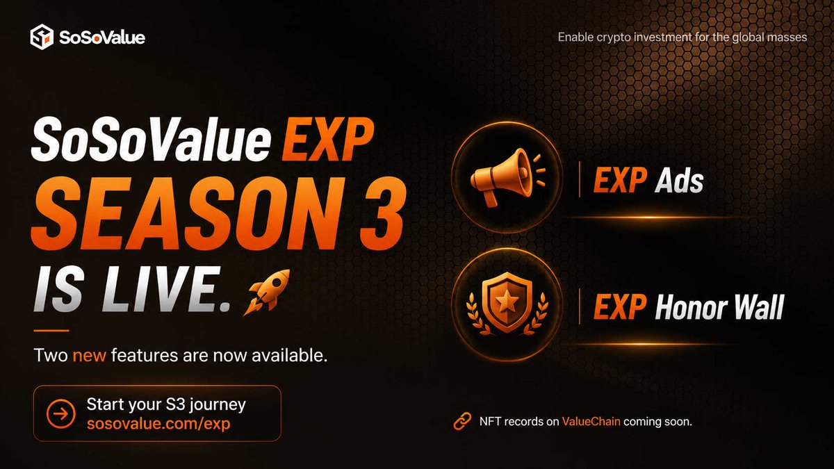 DevonMMurray's tweet photo. 🚨 SoSoValue Season 2 Airdrop Checker Date Officially Confirmed

✅ Join SoSoValue Season 3:
https://t.co/SCBvk5rI4t

If you farmed Season 2, mark this date down now 👇

🗓️ June 12
⏰ 12 PM UTC

This is when the official allocation checker goes live and users will finally be able to see exactly how much $SOSO they earned.

But that's not all...

The team also confirmed that:
✅ Claim details will be announced
✅ Claim date will be revealed
✅ Full distribution information will be published

After months of farming, we are finally approaching the reward phase 👀🔥

📌 What Happens On June 12?

Once the checker goes live, users should be able to:

• Check their allocation
• Review reward amounts
• View eligibility status
• Prepare for claiming
• See official claim instructions

This will likely be one of the most important updates since the season launched.

📌 Meanwhile... Season 3 Is Already LIVE

A lot of users make the same mistake:

They stop farming completely once a checker gets announced.

The smarter move is often:
collect Season 2 rewards while positioning for Season 3 at the same time.

That is exactly why SoSoValue has already launched S3.

📌 Join Season 3 Here 👇
https://t.co/SCBvk5rI4t

📌 What We Know About Season 3
Right now:

✅ Season 3 is live
✅ Users can already participate
✅ Point farming continues

But:

⚠️ Reward pool not announced yet
⚠️ Duration not announced yet
⚠️ Distribution details not announced yet

More information is expected in future updates.

📌 Why Early Participation Matters

Most users only become active after:
• allocation checkers
• reward screenshots
• influencer posts
• token launches

By then, competition usually increases significantly.

Early users generally have more time to:
• build points
• complete tasks
• improve rankings
• position for future rewards

📌 Important Things To Remember

⚠️ Allocation size is not known until June 12
⚠️ Claim date has not yet been announced
⚠️ S3 rewards remain unconfirmed
⚠️ Always use official links
⚠️ Never assume future rewards are guaranteed

📌 My Honest Opinion

Personally, I think the biggest takeaway here isn't the checker.

It's the fact that Season 3 is already running before most users have even seen their Season 2 allocation.

That means anyone waiting until after rewards are announced could already be behind the most active S3 farmers.

Now I'm curious...

How many points did you finish Season 2 with, and do you plan to farm Season 3 as well? 👀🔥