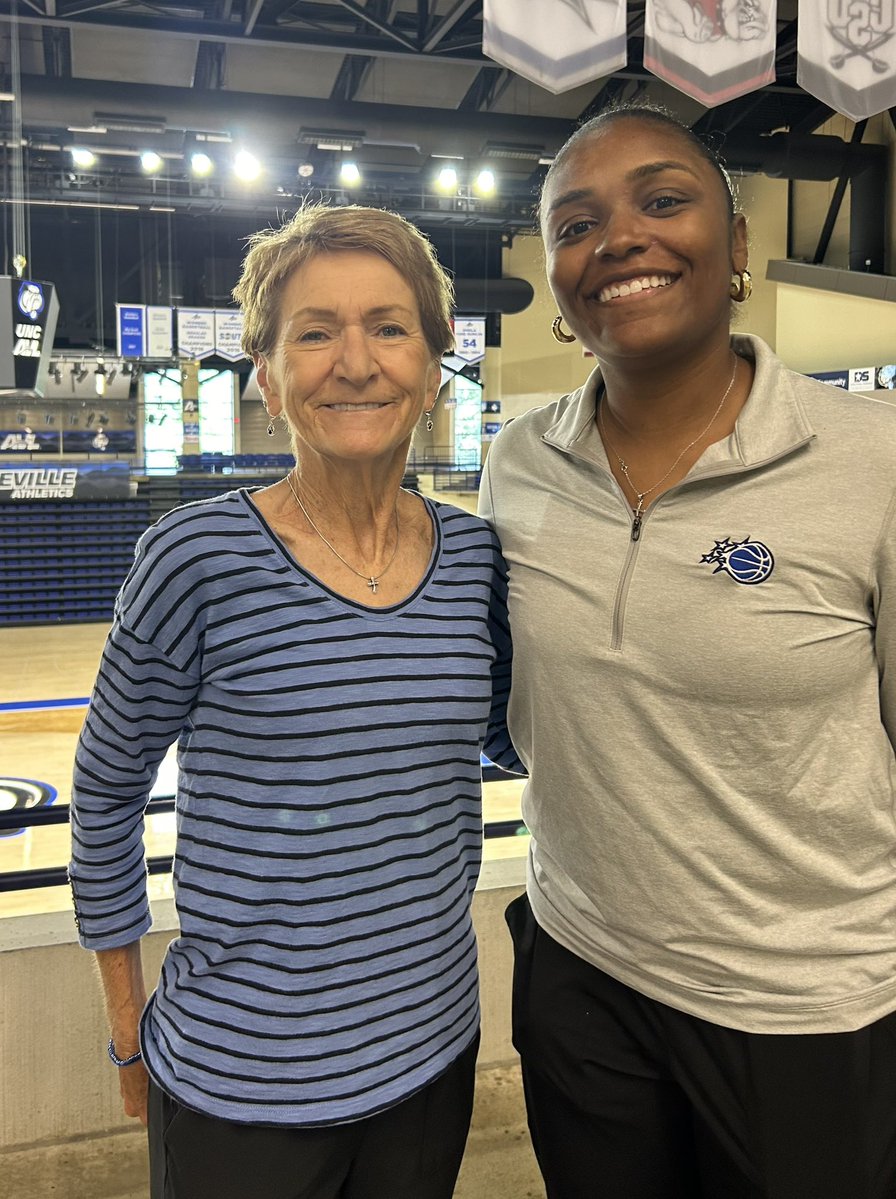 ADCone's tweet photo. Nothing makes AD Cone happier than when a former student-athlete comes back to campus.  So good to spend time with Khaila Webb, Class of 2018 and a member of one of our BSC WBB Championship Teams. https://t.co/K7bAjWgzXG