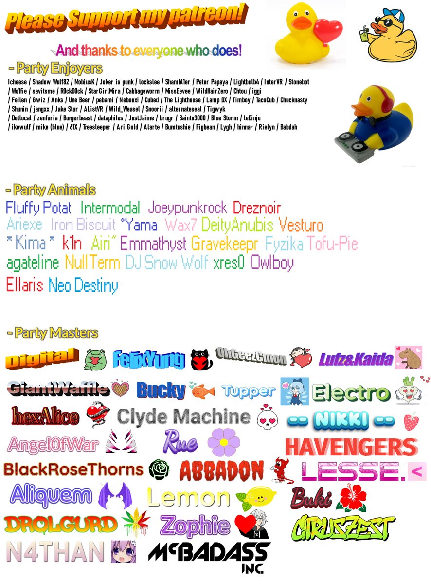 VRChatPartyHub's tweet photo. Please support my Patreon: https://t.co/tRRgNoRQ4k https://t.co/OkzxCgpUuV