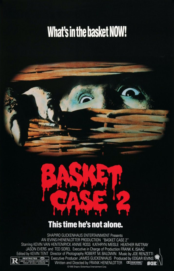 ZineMatica's tweet photo. Watching the Basket Case movies, an odd but really likeable trilogy from cult film maker Frank Henenlotter. The first film is the best but there's something so charming about 2 and 3, I love Belial, such a loveable squished squid or however Dwayne describes him XD https://t.co/m9Oj4dd0Nk
