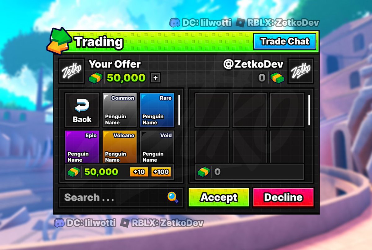 ZetkoDev's tweet photo. Practice UI Design - After long time!
🐥Cartoon/Studs Theme
 📘Discord: lilwotti
Inspiration from: "Escape Tsunami For Brainrots!"
#RobloxDev #RobloxUI #GameUI #StudsUI https://t.co/9RQcseP7NJ