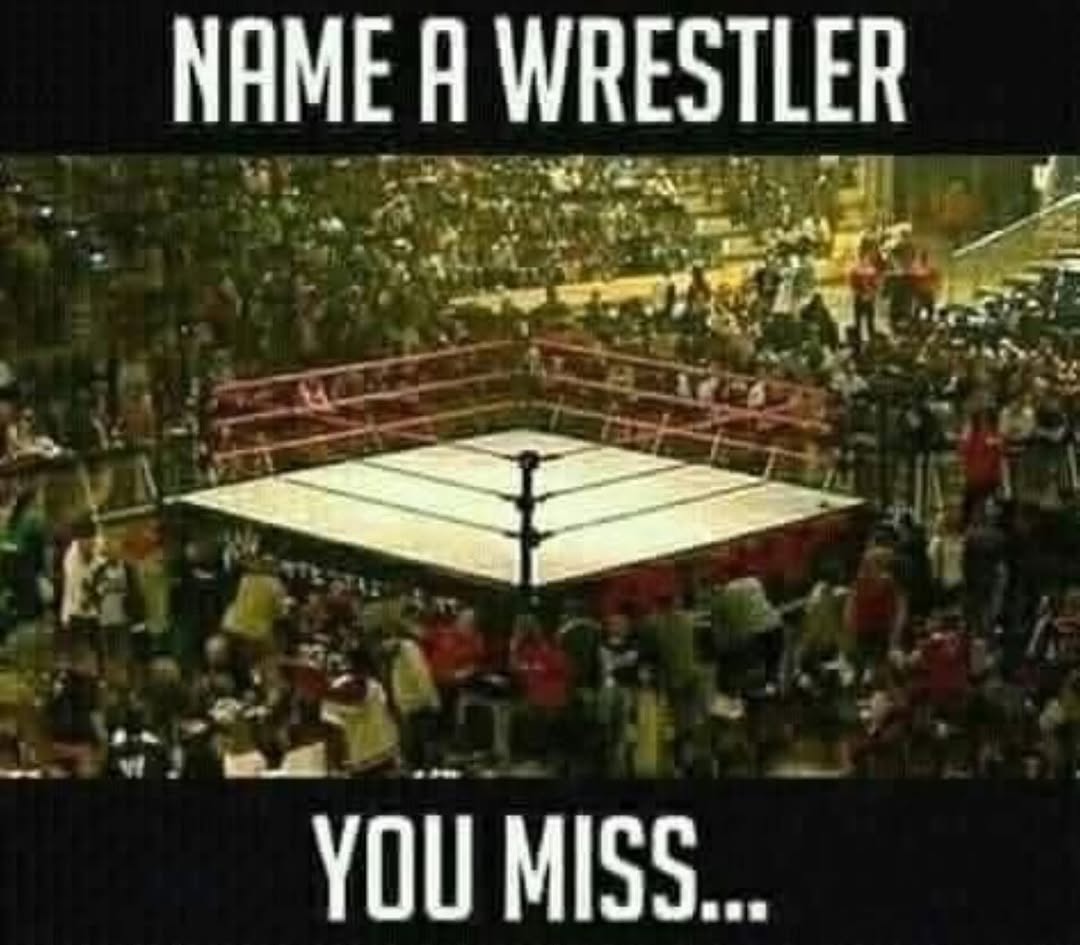 kunwarabhi7's tweet photo. Name a wrestler you miss the most 👇 https://t.co/3O1MvQ3uQ5