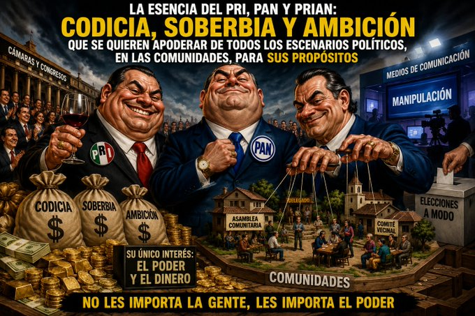 TEPETATES53's tweet photo. @mario_dico50 #LafarsaDelPoderDelPRIAN:Teatro de la oposición contra el pueblo En la clásica obra mexicana El tejedor de milagros,la fe y la vulnerabilidad de un pueblo humilde son manipuladas de forma cínica para el beneficioEconómico y Político de UnosCuantosFalsos #Redentores:#LAPURAVERDAD https://t.co/sBLpMQ6Zon