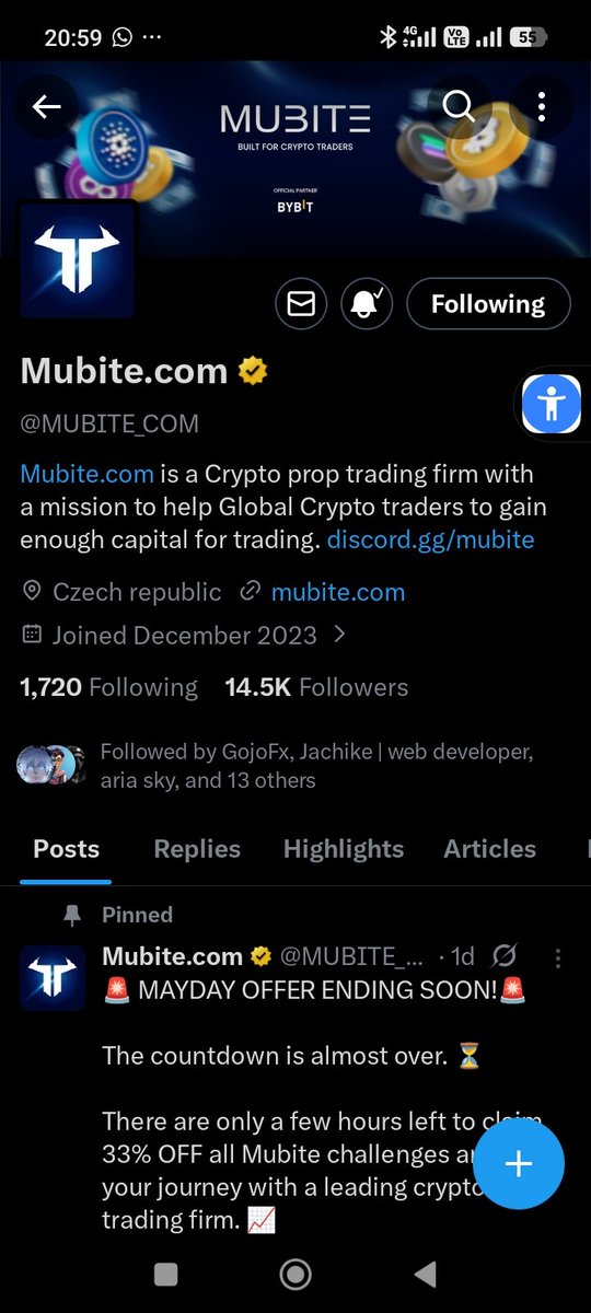 GojoFX01's tweet photo. @MUBITE_COM @andreascrypto_ All Done ✅✅  Sir 🤲 https://t.co/ZvNJrJ9N9d