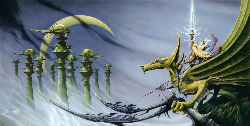70sscifi's tweet photo. Rodney Matthews, "Immortal" https://t.co/N48Q3vAZp4