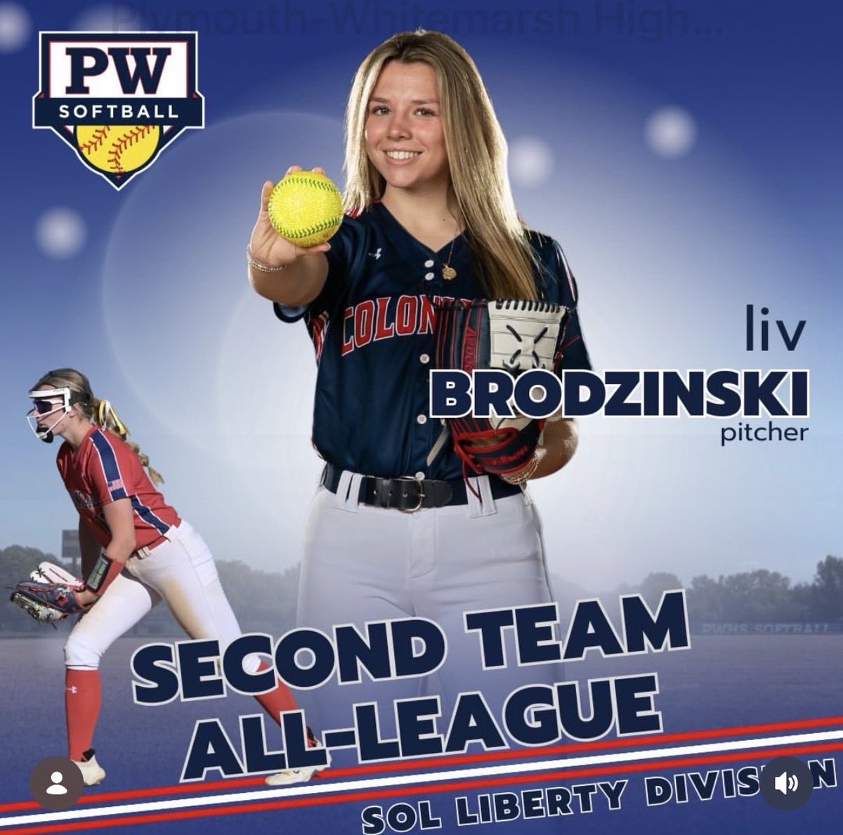 LivBrodzinski's tweet photo. Honored to be named 2nd Team All-League Pitcher as a sophomore.
Proud to have helped my team earn a 3rd consecutive league championship while posting a 0.56 ERA, 0.84 WHIP and 33:2 K:BB.
PIAA Class 6A States start tomorrow! https://t.co/OHFsEffdDq