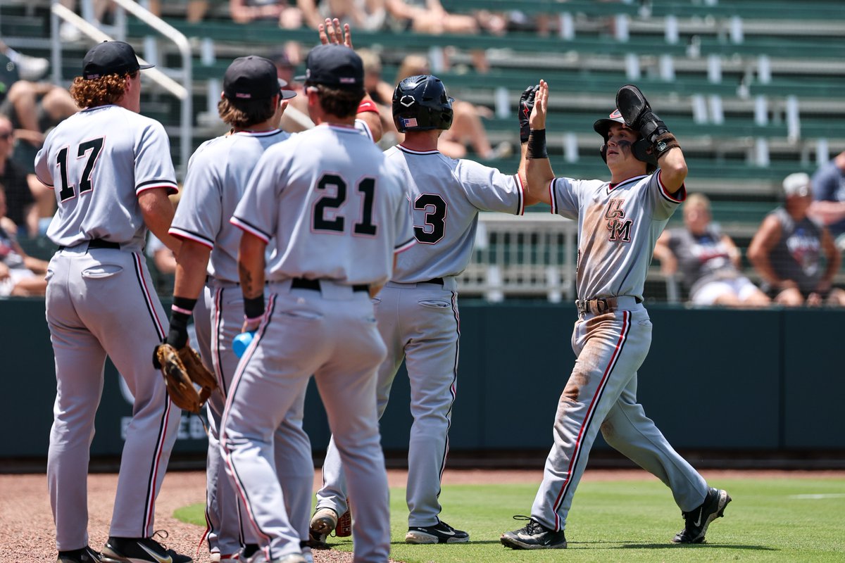 Mules_Baseball's tweet photo. E7 | Mules 22, UIndy 8

We've set a new @NCAADII World Series record for runs scored in a single game (since 2009 when the World Series moved to Cary, N.C.) with 22 (so far)‼️

#RollStable https://t.co/Z4KkCISoBG