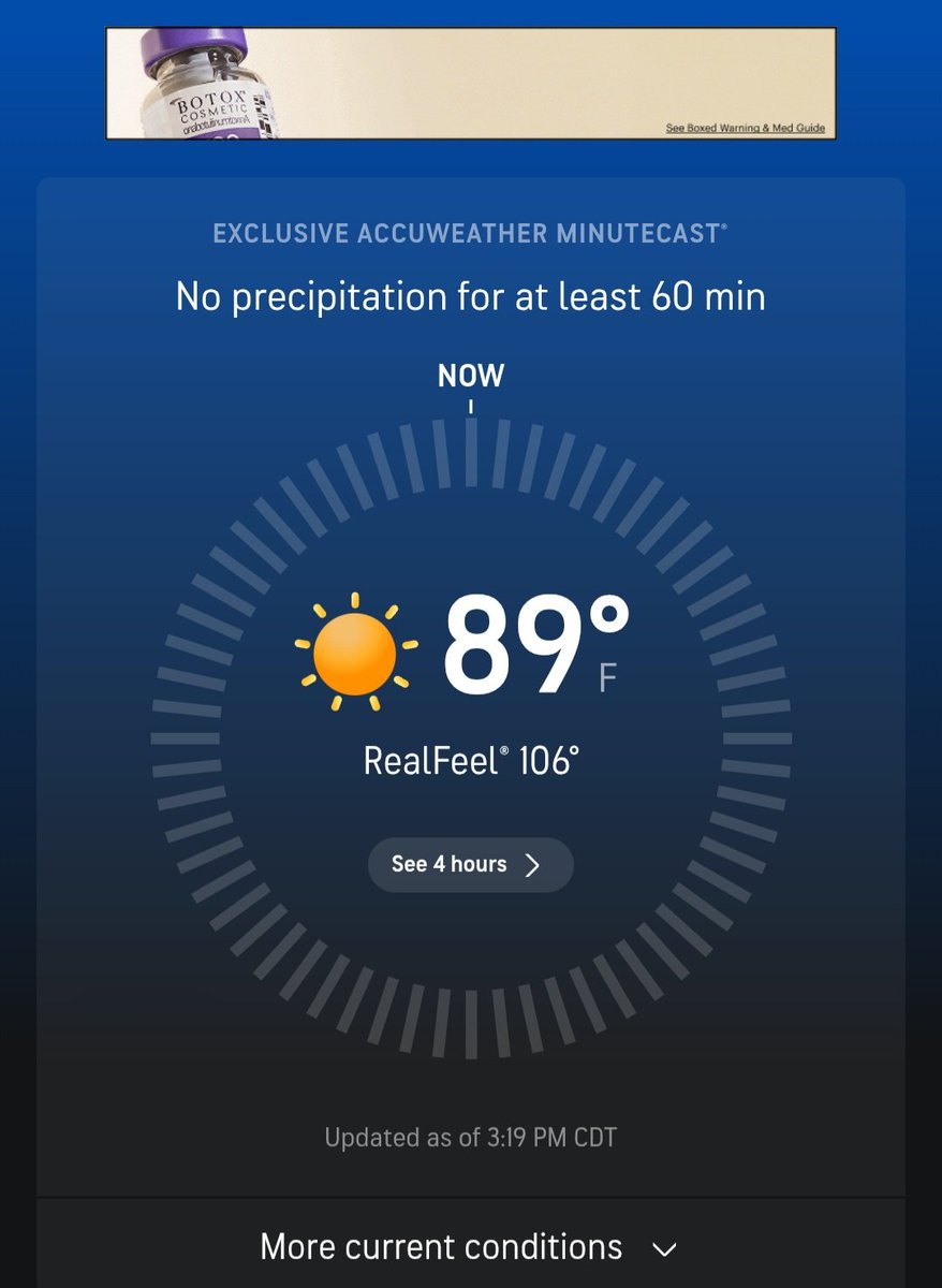 cflcrien's tweet photo. https://t.co/g2ZRfQVLZi

Pray for your friends in the south bc what the fuck are these temperatures huh

( 39.9 c actual, 41.1 feels like. Humidity is fucking insane rn. ) https://t.co/cfp2Ebuk8B