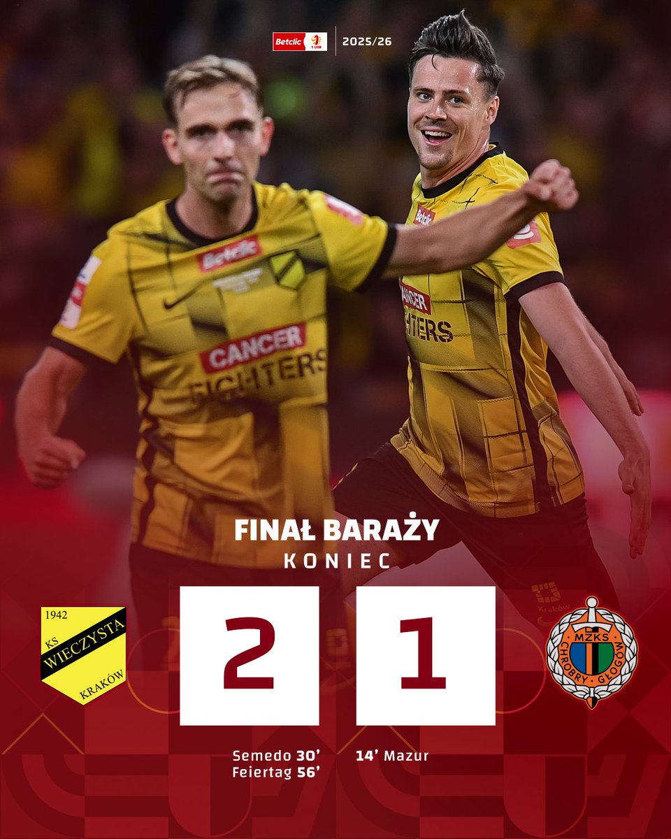 _1liga_'s tweet photo. KONIEC! @wieczysta w @_Ekstraklasa_! 🔥 https://t.co/fmCHRGUOyK