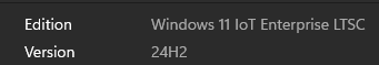 Jimbo_Android's tweet photo. @CodeWithAmann Most people use win 11 home or pro but there is also LTSC version this one dont have AI nothing is pre-install and edge can be unistall with right click 0 programs clean system and game works even better becosue there is 0 useless background processes https://t.co/AA43Tptyuo