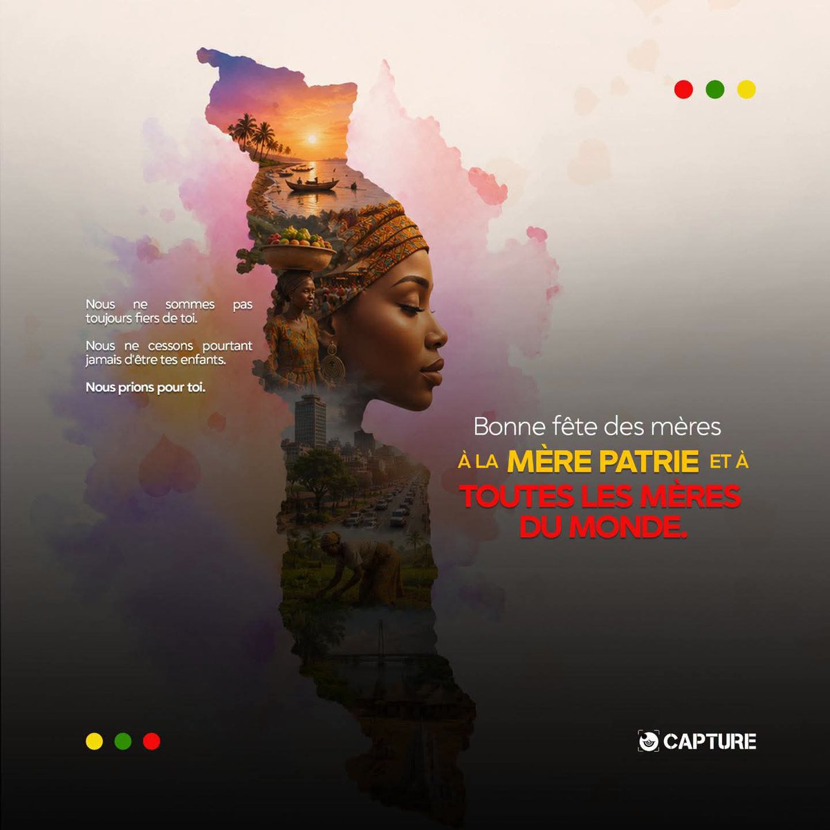 JBlimpo36588's tweet photo. Bonne fête des Mères 
À la Mère Patrie et à toutes les mamans du monde, gardiennes de nos vies et de nos espoirs, recevez nos vœux de gratitude et de tendresse.
#FeteDesMeres #Togo #MerePatrie #AmourMaternel #Solidarité https://t.co/iy3HP3n9kV